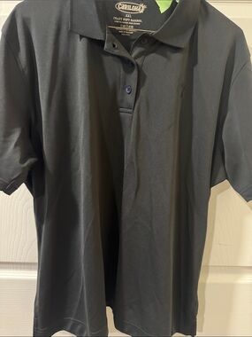 Cariloha Womems Black Polo Shirt – Soft Bamboo Fabric